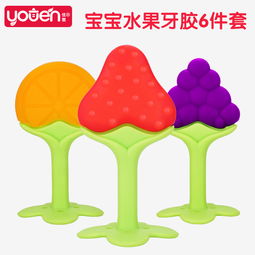 優恩嬰兒牙膠6件套 萌寶口腔訓練與早期衛生的貼心伙伴